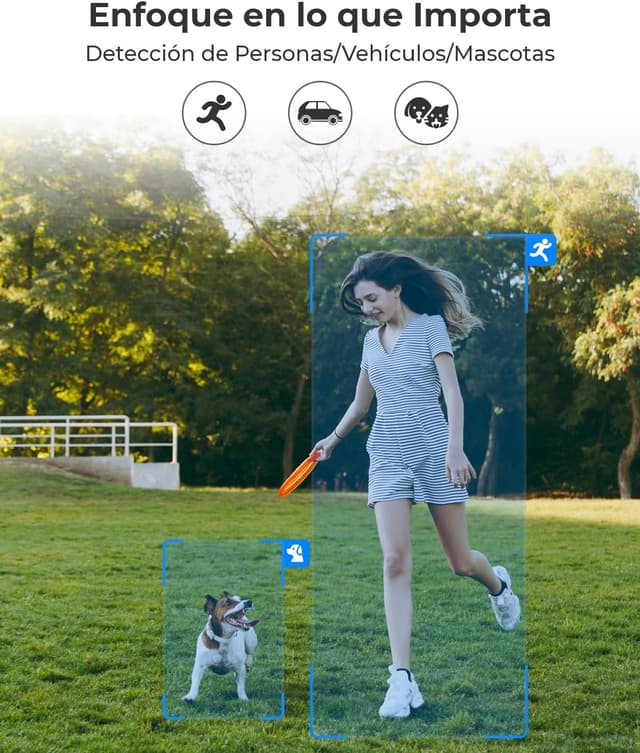 Detalle 2 de Reolink 5MP Cámara Vigilancia WiFi Exterior Solar