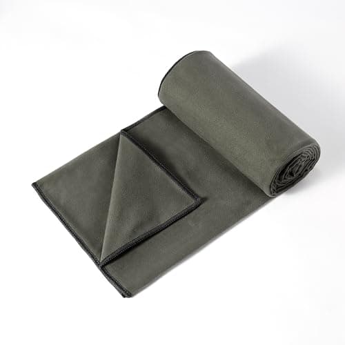 Imagen de Amazon Basics Toalla esterilla 188 cm gris 🧘♀ en OfertitasTOP