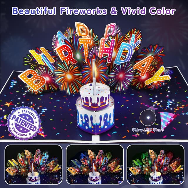 Thumbnail 5 de WUJUN 3D Musical Birthday Card