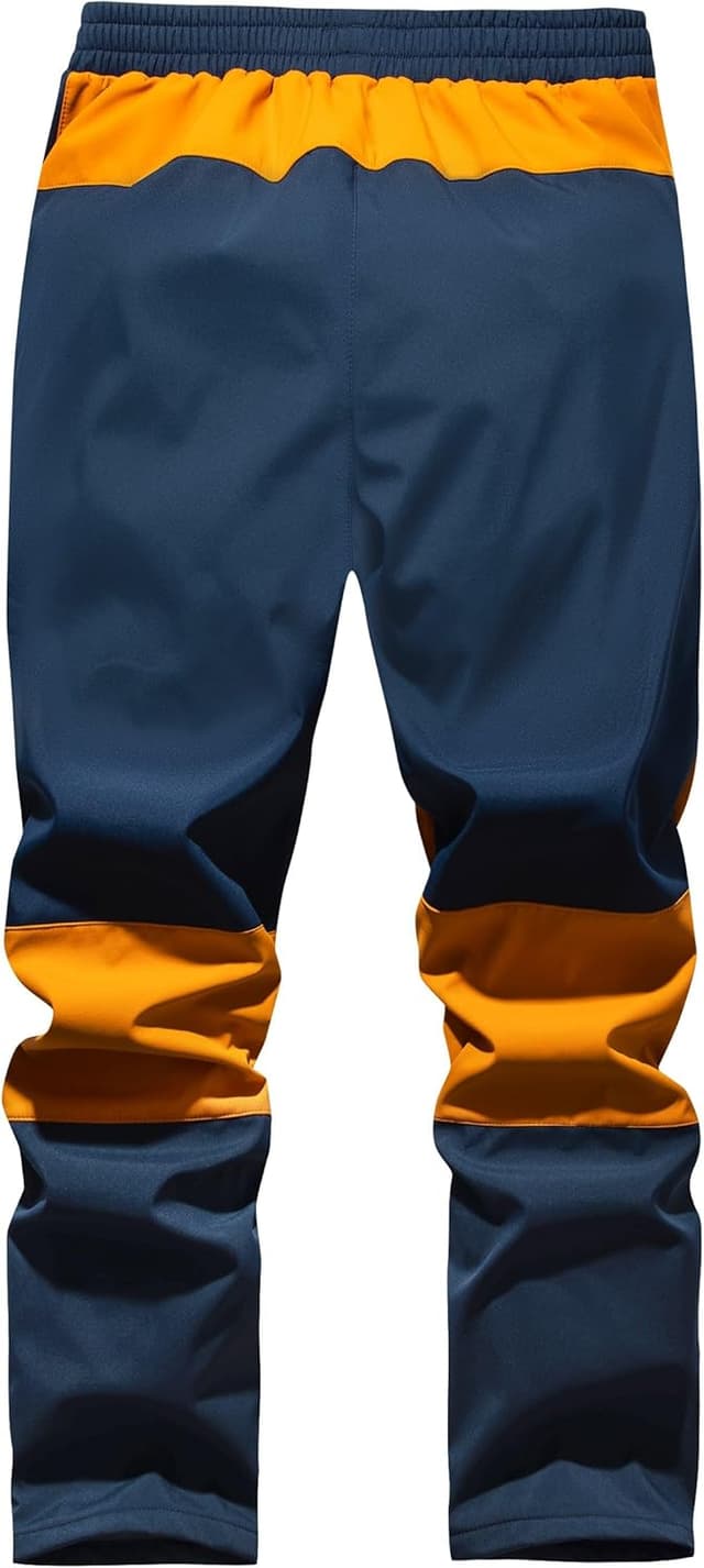 Detalle 2 de WILLIT gefütterte Softshellhose für Kinder – wasserdicht, winddicht, Schnee- & Winterhose mit 3 Taschen