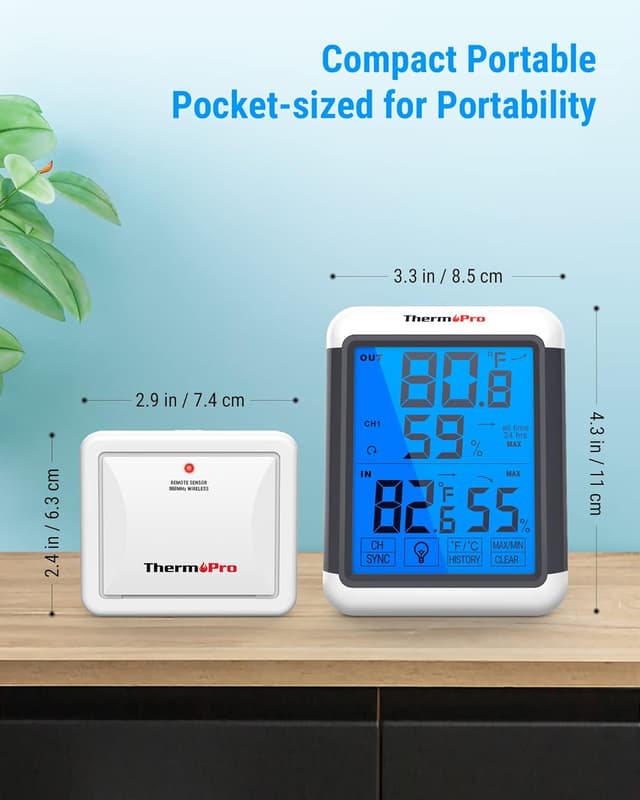 Thumbnail 4 de ThermoPro TP65C wireless hygrometer 150 m range 🌡