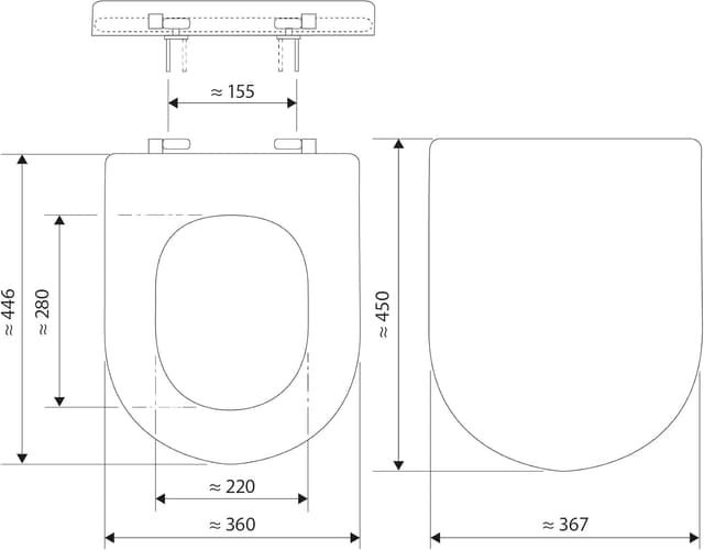 Thumbnail 4 de Calmwaters Antibakterieller WC Sitz 250 kg đźš˝