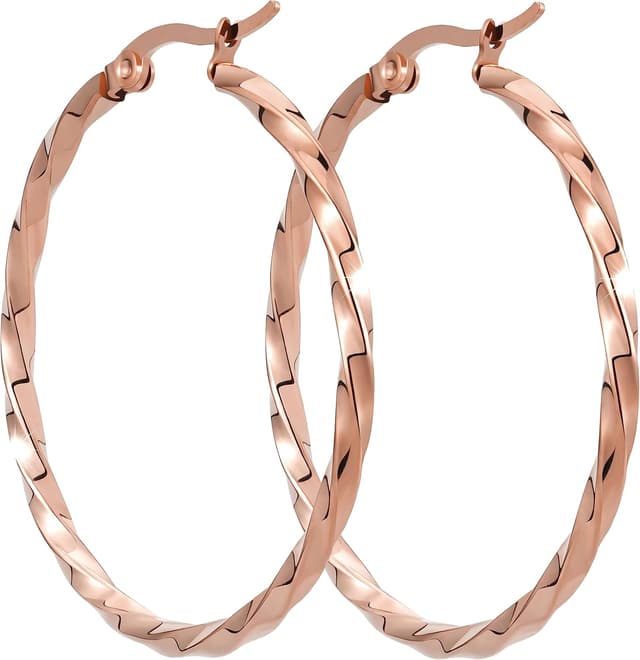 Imagen de BONNYBIRD Lot Boucles Acier Inoxydable 40 mm en OfertitasTOP