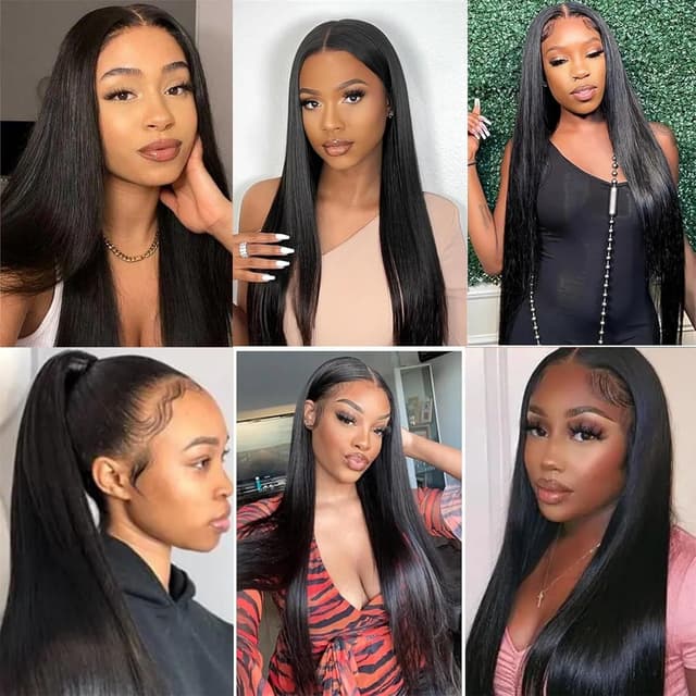 Detalle 1 de 13x4 lace frontal closure 14 inch human hair