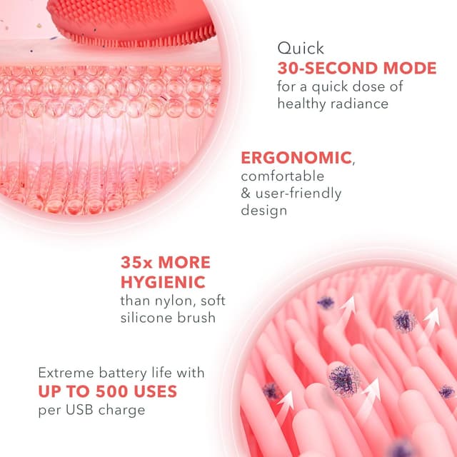 Detalle de FOREO LUNA 4 mini, spazzola viso con 12 intensità