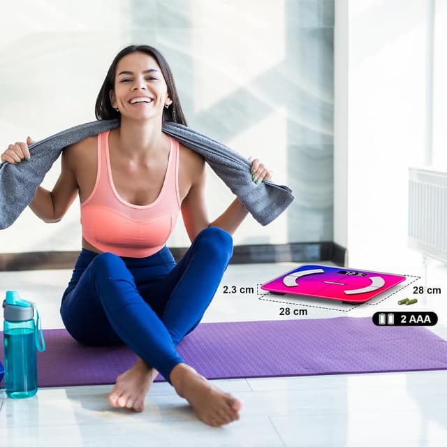 Thumbnail 6 de Healthkeep Balance Báscula Bluetooth Multicolor 13 Indicadores 180kg