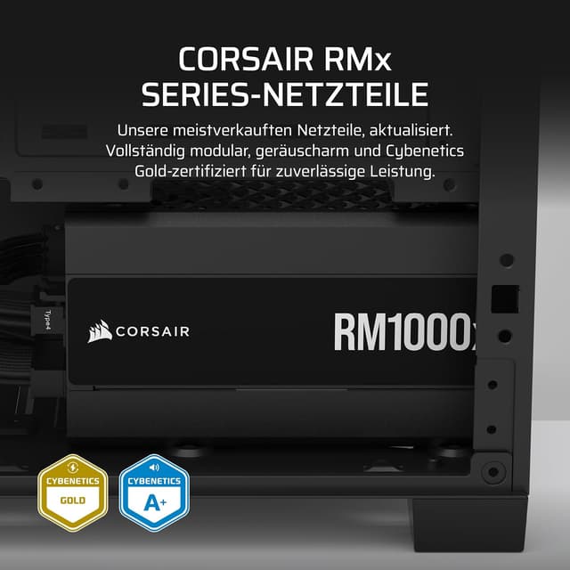 Detalle 2 de CORSAIR RM1000x 1000 W Netzteil