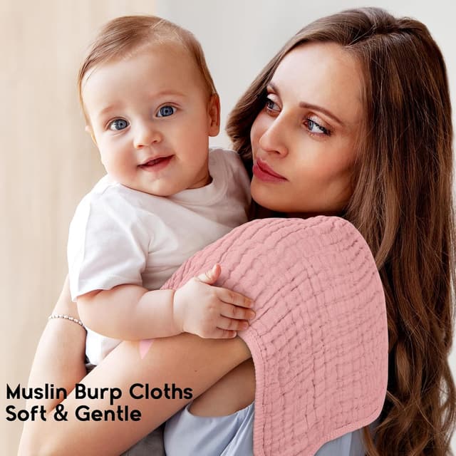 Detalle 2 de Unnivoll Muslin Cloths 50x25cm 6 Pack