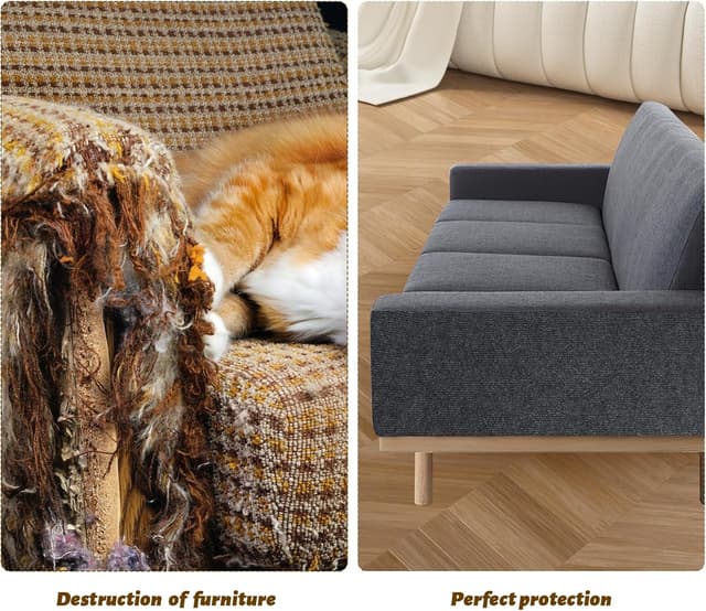 Thumbnail 4 de Kasanni Tappeto tiragraffi per gatti 200 cm × 40 cm 🐱