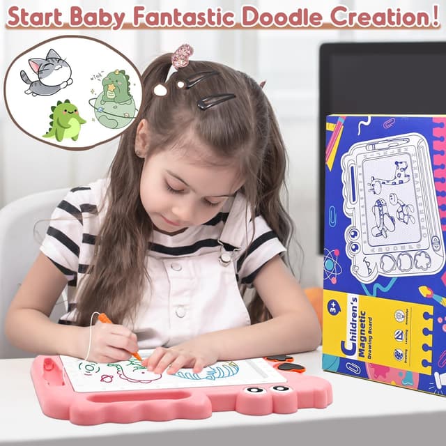 Thumbnail 6 de Dinosaur Magnetic Drawing Board Kids Toy 3-7
