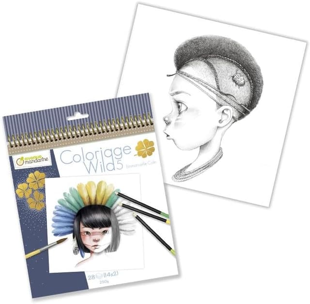 Thumbnail 1 de Clairefontaine ES Avenue Mandarine GY120C Wild 📄 Papel de Dibujo 5ª Edición