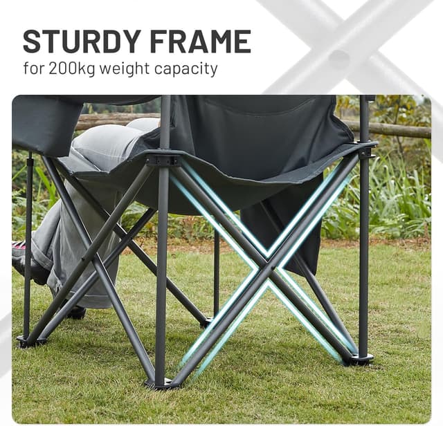 Thumbnail 4 de TIMBER RIDGE Camping Chair 200kg