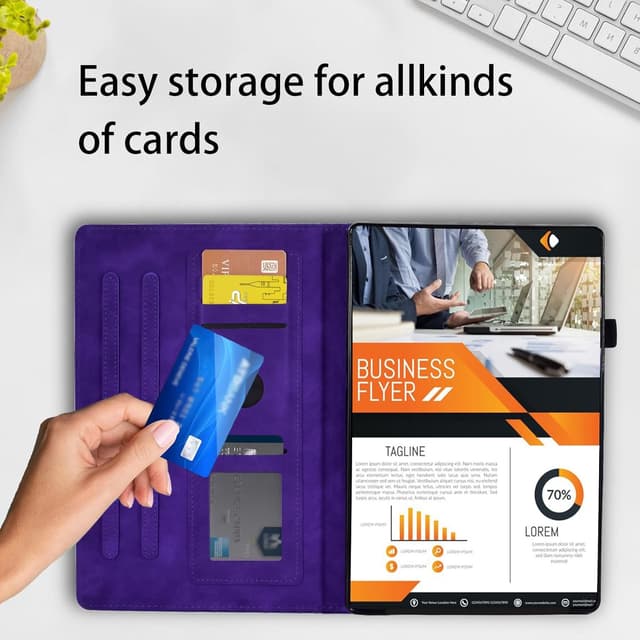 Detalle 2 de Vkooer iPad Mini case purple for Mini 6