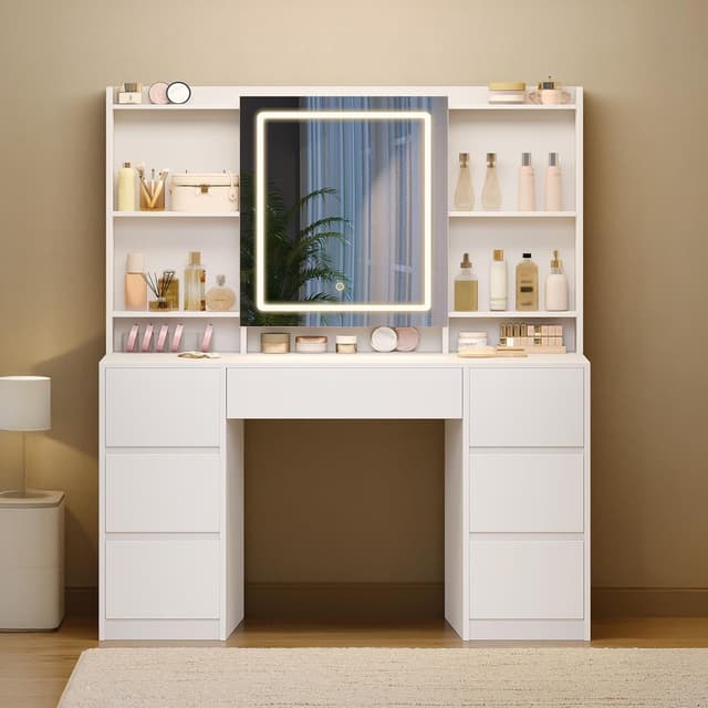 Thumbnail 4 de Hzuaneri DT43203XEU Postazione trucco 108 cm con luce LED 💄