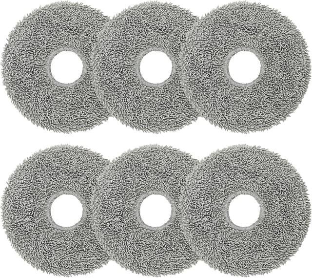 Detalle de Pure Realm 6er Zubehörset für Roborock Wischpads – passend für Saros 10R & Q Revo Modelle