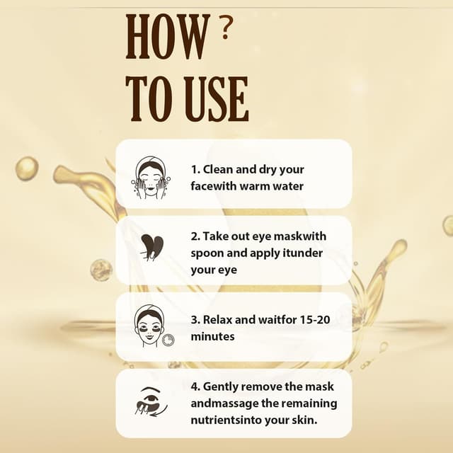 Thumbnail 5 de Maschera occhi 24K Gold 60 pezzi 💆