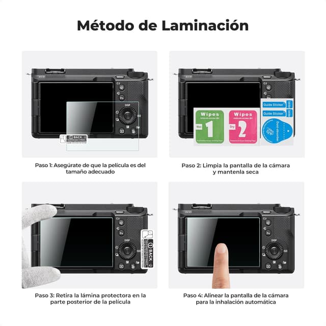 Thumbnail 4 de K&F CONCEPT Protector de Pantalla 3 piezas 0,3 mm