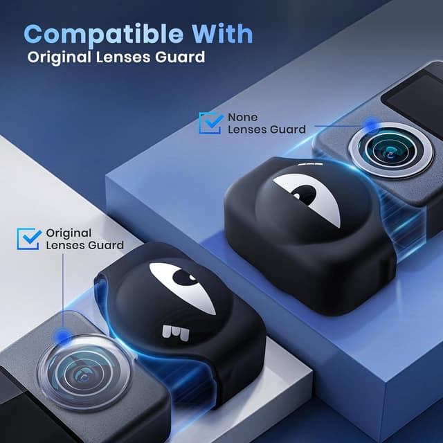 Thumbnail 2 de DJI Osmo 360 Linsenschutz mit 2x 9H Schutzglas