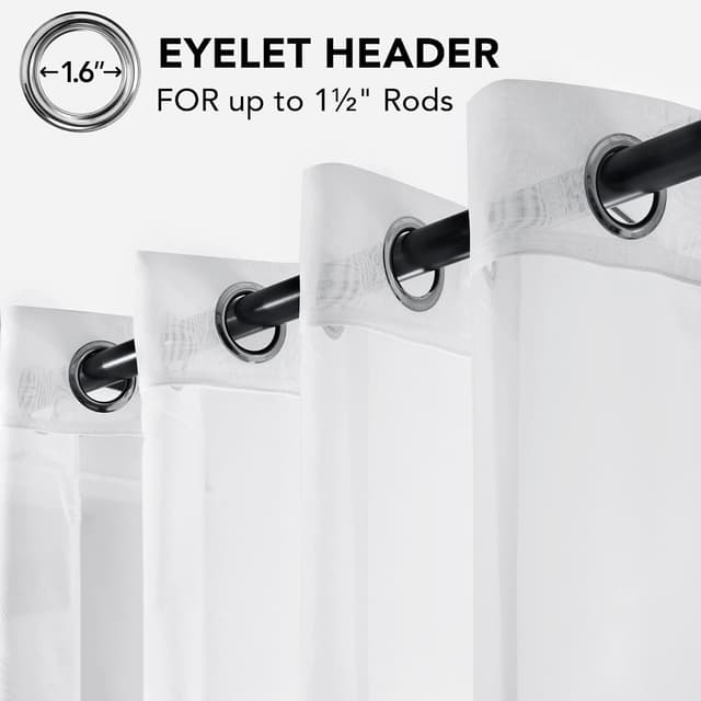 Thumbnail 4 de Deconovo visillo 140x183 blanco