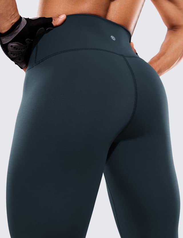 Detalle de CRZ YOGA Leggings Donna con vita alta e tasca posteriore