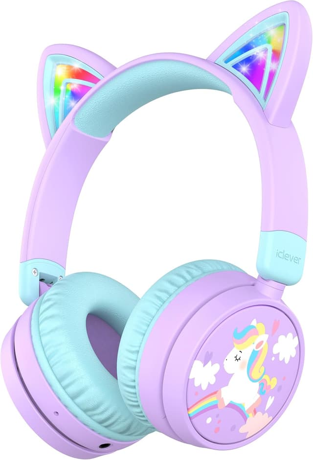 Detalle de iClever Kids Bluetooth Headphones 74/85dBA