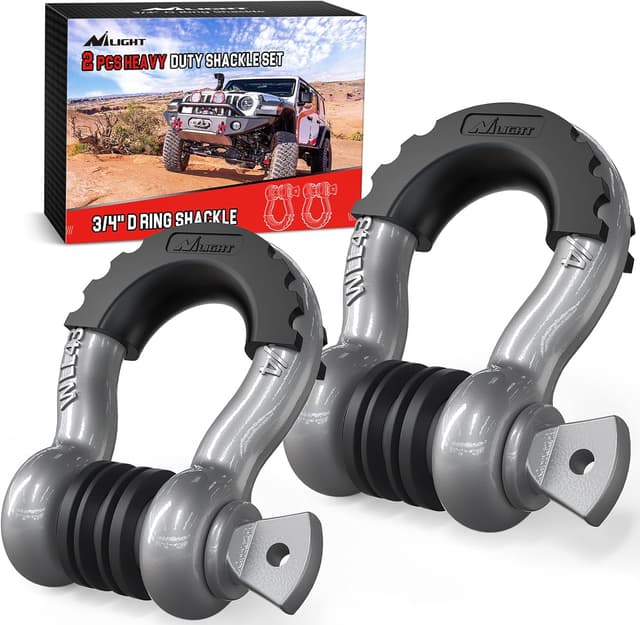 Detalle de Nilight 2 Pack D-Ring Shackle 41,887 lbs