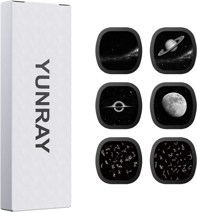 Detalle de YUNRAY Galaxy Projector Disc Set (6) – Ultra-HD-Projektionsscheiben für Galaxy Projector Pro