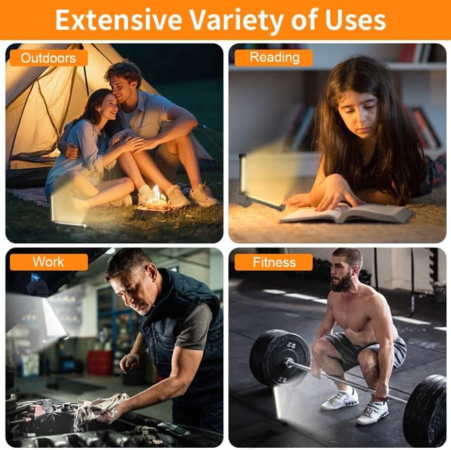 Thumbnail 6 de flinronic Lampe de Gym Pliable 1200 mAh