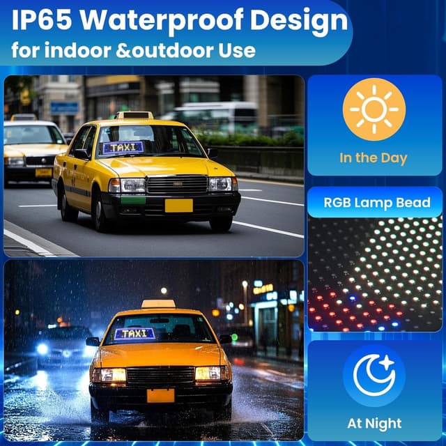 Detalle 1 de Keyzone 6.81 x 2.75 LED matrix sign