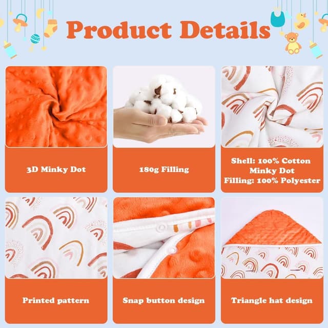 Thumbnail 2 de Aolso Baby Car Seat Blanket 87 x 83cm