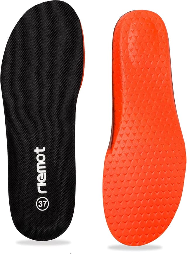 Detalle de riemot Memory Foam Einlegesohlen für Damen & Herren – bequeme Schuheinlagen für Sneaker, Stiefel und Sport