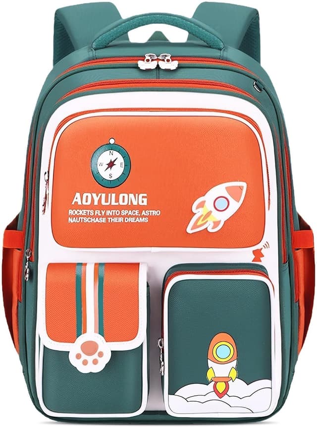 Thumbnail 6 de Amythe zaino scuola ergonomico bambino 6-12 anni impermeabile 26L, verde
