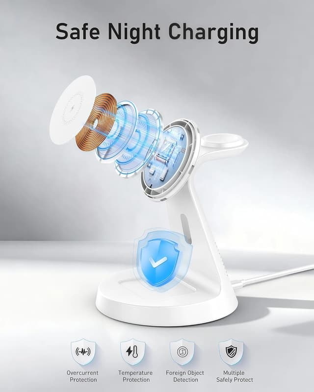 Thumbnail 5 de Wireless Charger 3‑in‑1 Charging Station for iPhone