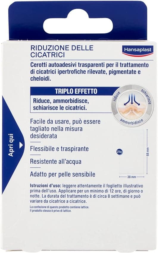 Thumbnail 2 de Hansaplast Reductor de cicatrices ✨ 12x21 Apósitos Transparentes