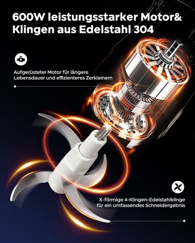 Thumbnail 5 de Bear 2L+1.8L Zerkleinerer 600W