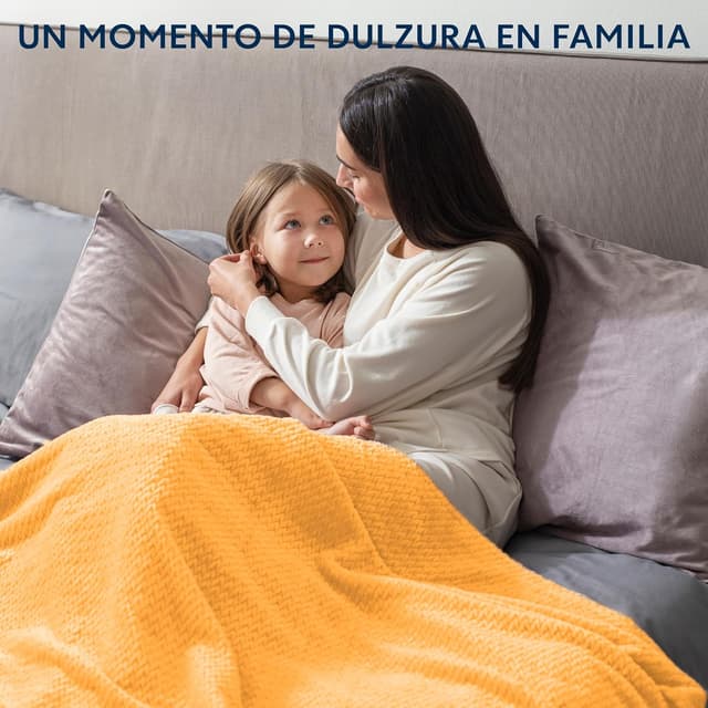 Thumbnail 5 de Dreamzie Manta Sofa Amarilla con Patrón Chevrón 🛋