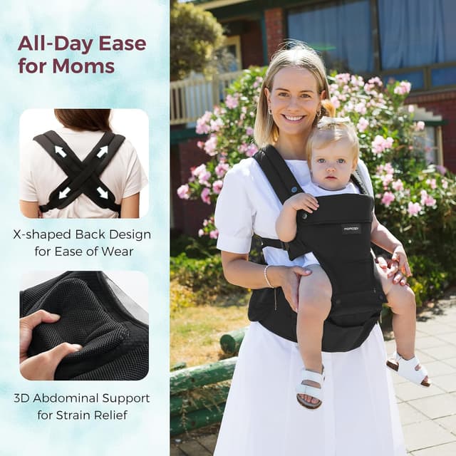 Thumbnail 2 de Momcozy Baby Carrier with Hip Seat