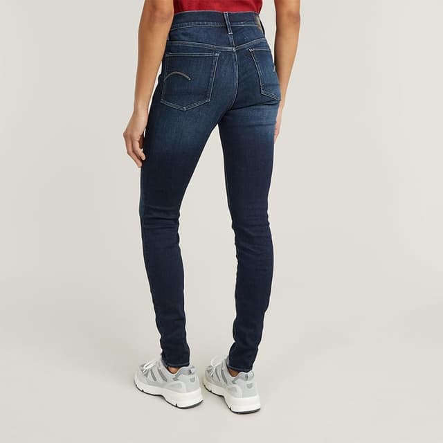 Detalle 2 de G-Star Damen 3301 Skinny Jeans – mit Frontreißverschluss und 5-Pocket-Design