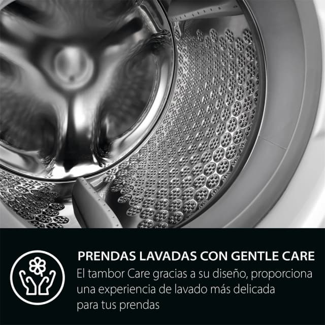 Detalle de AEG LFA6I8275A (8 kg, 1.200 rpm) con vapor y ProSense — lavadora reacondicionada Grado C