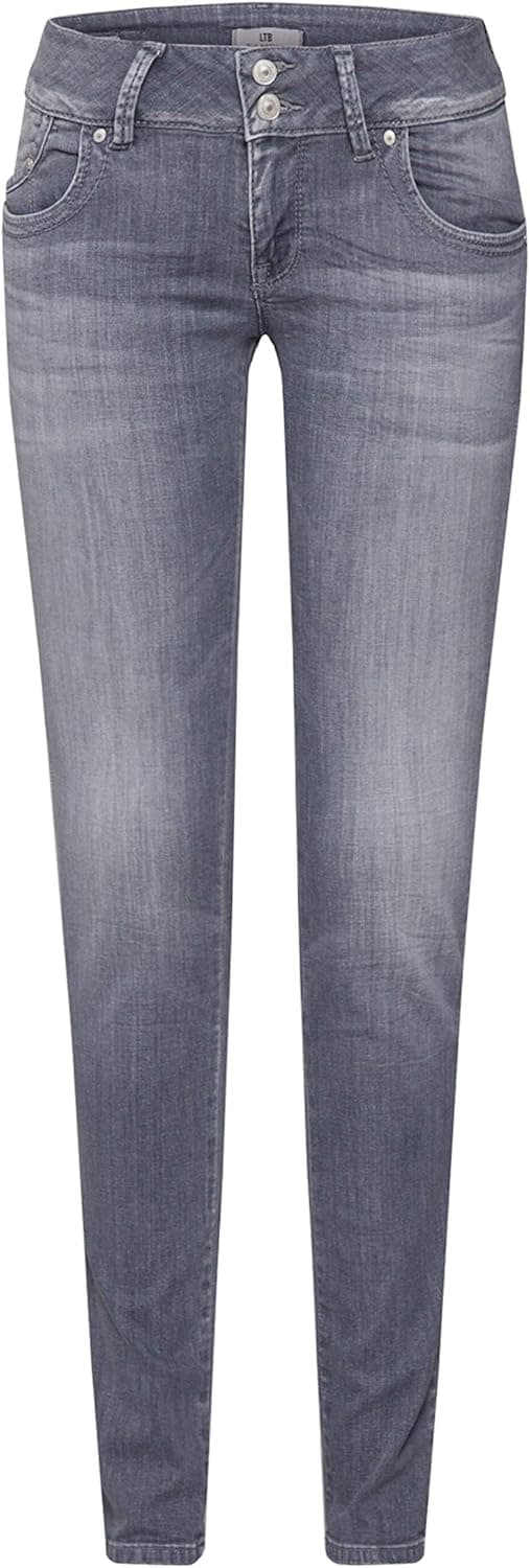 Detalle de LTB Jeans Molly – Jeans femme straight à 5 poches, stretch et détails boutonnés