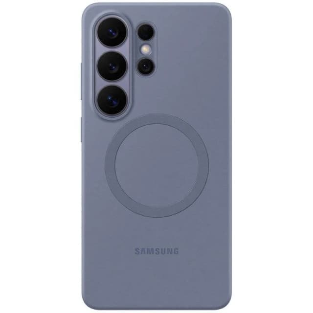 Detalle de Funda magnética de silicona Samsung EF-ES948CVEGWW para Galaxy S26 Ultra con MagSafe (azul violeta)
