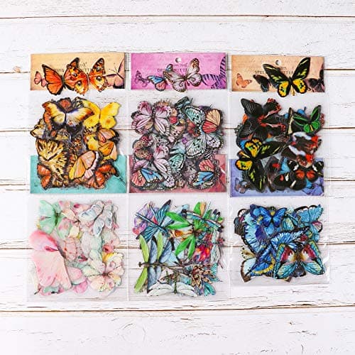 Thumbnail 6 de Knaid Butterfly Dragonfly Stickers 240 pieces 🎨