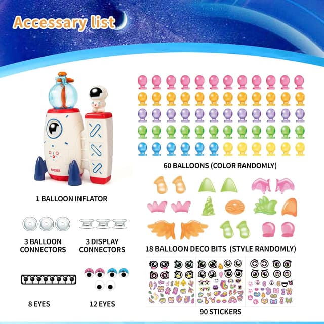 Detalle de Magic Sticky Balloon Kit 195 pcs