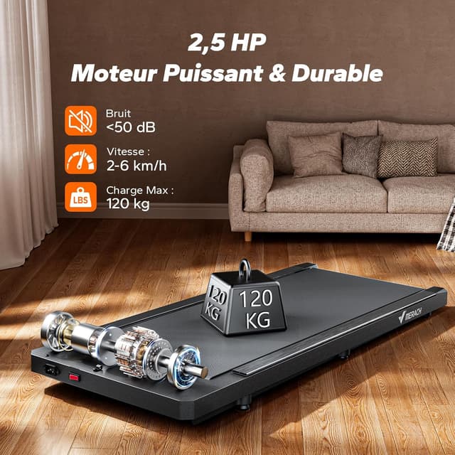 Thumbnail 2 de MERACH Tapis de Course 2,75 HP