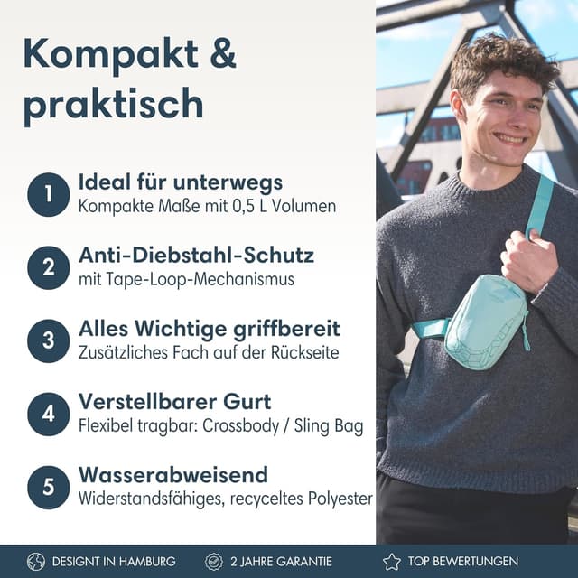 Detalle 2 de LARKSON Nils Brusttasche 0,5 L