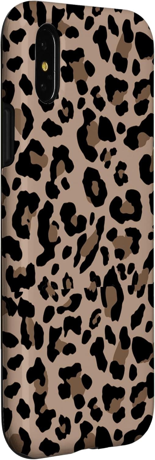 Detalle de Coque iPhone X/XS imprimé léopard 2 pièces