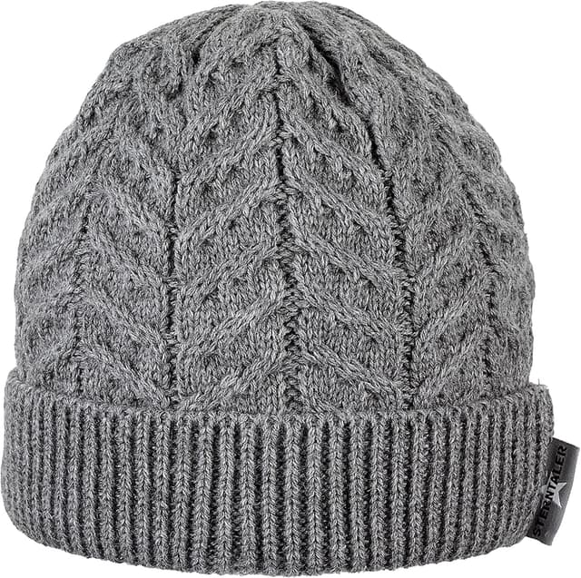 Detalle de Sterntaler Unisex Kinder Strickmütze Baby mit Umschlag (gefüttert)