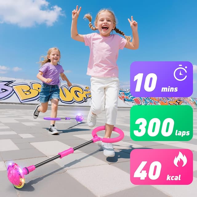 Thumbnail 1 de Jofuni Ankle Skip Ball with Counter and Timer ⛹️♀