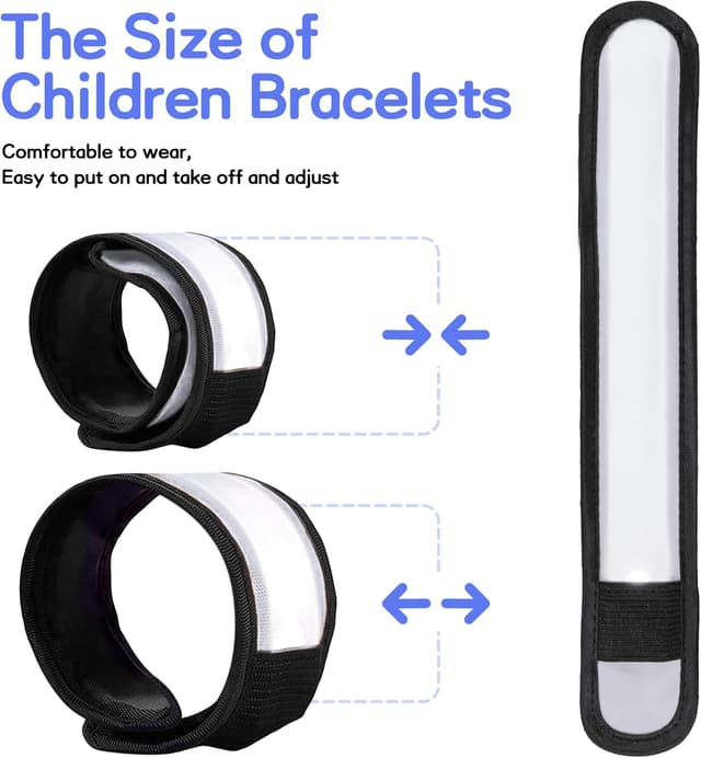 Thumbnail 4 de Bracelets LED enfants 6 modes, 25 x 4 cm