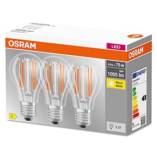 Detalle de OSRAM LED Classic A75 - Bombillas LED E27, 3x1055 lm